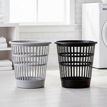 Корзина для мусора и бумаг 8,5л, сетчатая, полипропилен, 25х26х26см, 2 цвета