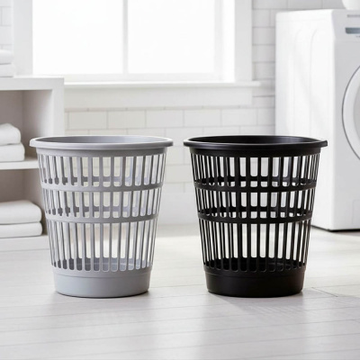 Корзина для мусора и бумаг 8,5л, сетчатая, полипропилен, 25х26х26см, 2 цвета