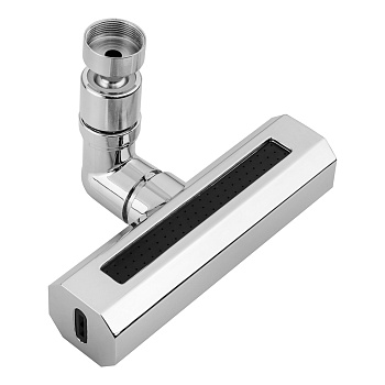 Аэратор-насадка для кухонного смесителя, 4 режима, хром