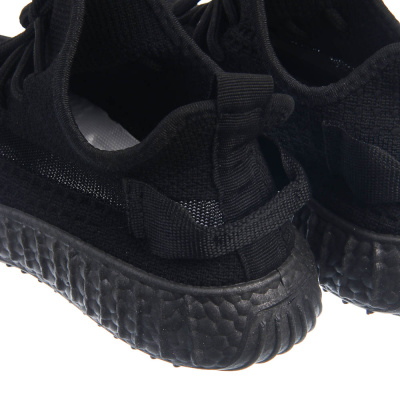 Кроссовки спортивные, р. 44, черные, полиэстер, ПВХ