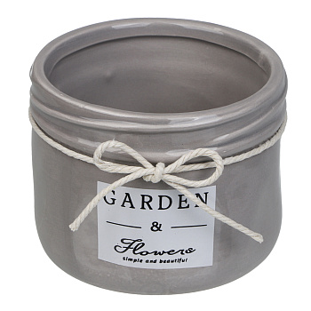 Кашпо тм INBLOOM, 8,5х10,5см, керамика