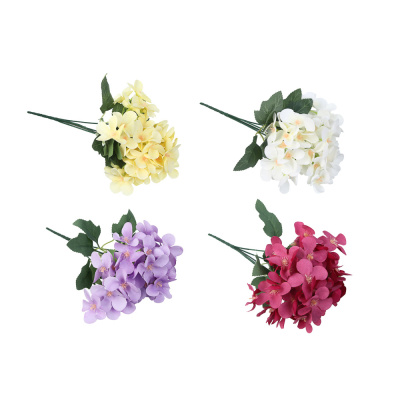 LADECOR Букет искусственных цветов, бегония, 29-30 см, пластик, 4 цвета