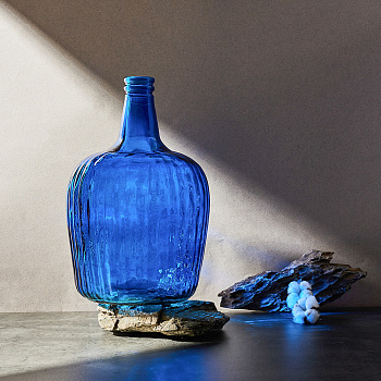 BY COLLECTION Ваза Ареццо 21х37см, стекло
