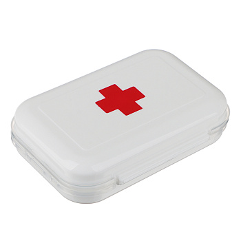 Универсальный бокс тм VETTA, дорожный, 8 отдел., пластик, 10х6х3,5см