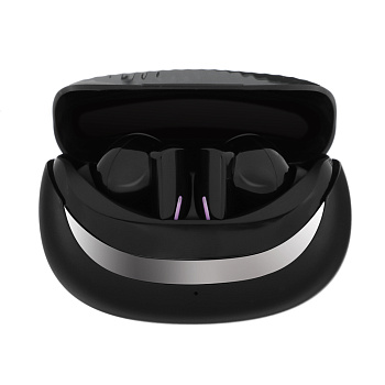 Наушники беспроводные TWS BY Pulse, внутриканальные, 30/200 мАч, BT5.3, чёрный