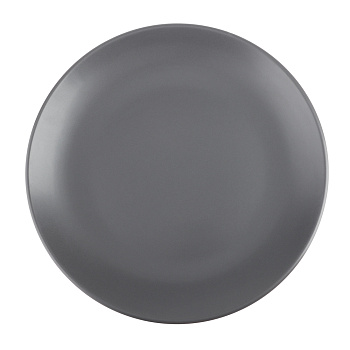 MILLIMI Тарелка подстановочная 27х3см, керамика, графит