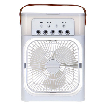 Вентилятор настольный с увлажнителем тм LEBEN 6Вт, 5в/1.2А, 24.5x18.5см, USB-кабель, белый