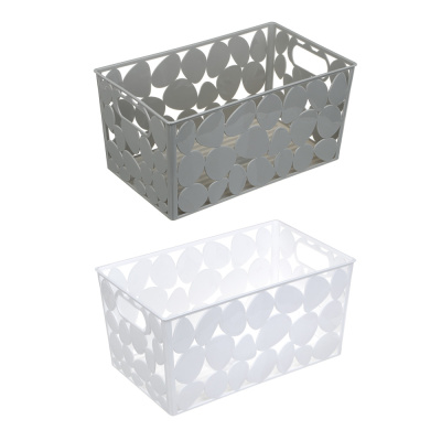 Корзинка для хранения тм VETTA, пластик, 25,5x15x12,5см, 2 цвета