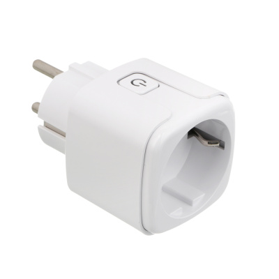 Сетевая розетка Smart BY, Tuya, Алиса Wi-Fi, 10 А, 110-240 В, 50/60 Гц, белый