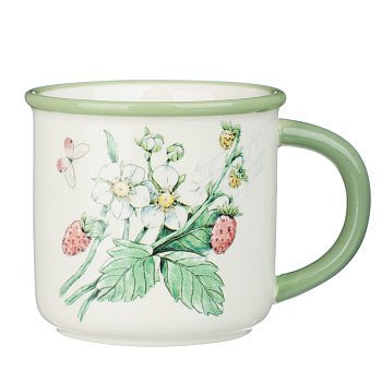 MILLIMI Земляника Кружка, 400мл, керамика