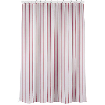 Штора для ванной тм VETTA Черри Stripes, полиэстер, 180*180см