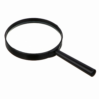 Лупа увеличительная d10см, пластик, 3-х кратное увеличение