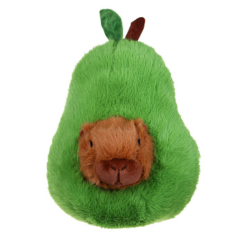 ИГРОЛЕНД Игрушка мягкая "Капибара в авокадо" полиэстер, 35 см