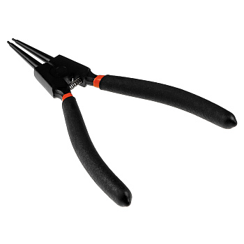 ЕРМАК Съемник внешних стопорных колец на разжим, прямые губки, 175 мм, сталь 45