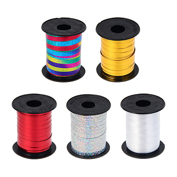 Лента для подарков, 5мм x 10м, ПП, 5 видов