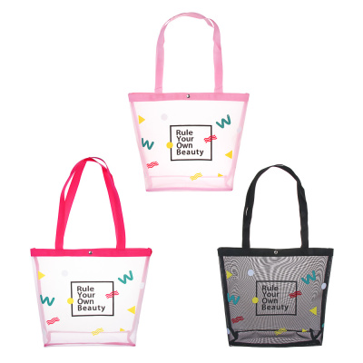 ЮL Айрис Сумка сетка пляжная, полиэстер, 40х35х10см, 3 цвета, СЗВЛ25-03