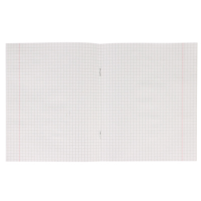 Тетрадь школьная 12л. в клетку, БЕЛЫЕ ЛИСТЫ обложка плотный офсет 115 гр "Пятерка"