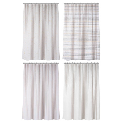 Штора для ванной тм VETTA Pleasant, ПЕВА 80 г/м2, 180x180 см, 4 дизайна