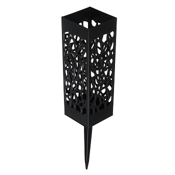 Вазон ритуальный с колышком тм INBLOOM, 6х28 см, пластик