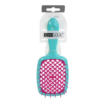 Расческа массажная тм ЮНИLOOK, 20,5см, ТПЭ, AБС пластик, 6 цветов