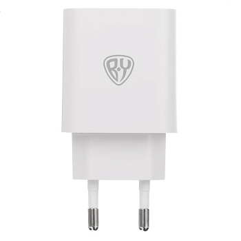 Сетевое зарядное устройство BY Jupiter 18 Вт, USB-A, QC, 110-240В,50-60Гц, пластик, белый