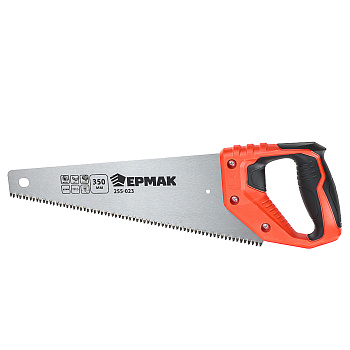 ЕРМАК Ножовка по дереву "Средний зуб 3D" 350мм
