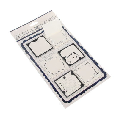 Набор бумаги для заметок, 1 отрывной блок и 6 клейких по 20л, 80г, "Друзья Товарищи", уп. 13,5х25см