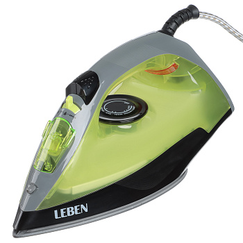 LEBEN Утюг 1600ВТ Верт отпар тефлон