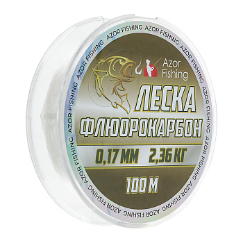 AZOR FISHING Леска флюрокарбоновая 0,17мм, 100м