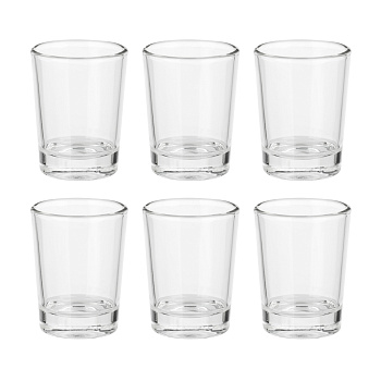 Набор стопок 6шт, 30 мл, стекло