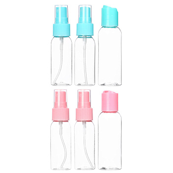 Набор для косметики дорожный 3 предмета (2 шт-50 мл, 1шт-30мл) тм ЮНИLOOK, пластик, 2 цвета