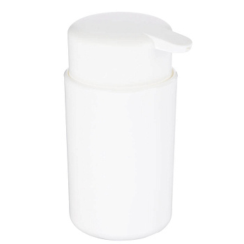 Диспенсер для жидкого мыла Flux, 250мл, белый, 7,5х7,5х14,5см