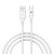 Кабель для зарядки USB(A)-microUSB BY Fusion, 18Вт, 1 м, 3A, TPE, белый