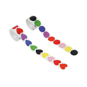 Наклейки для подарков, 500 наклеек, 2,5см, 2 вида