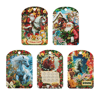 Доска разделочная "Новый год", 27x18x0,5 см, фанера, 5 дизайнов