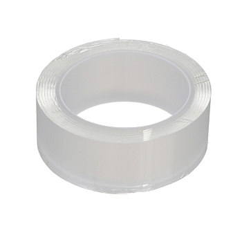 ЕРМАК Лента двухсторонняя, многоразовая 1м, 20мм