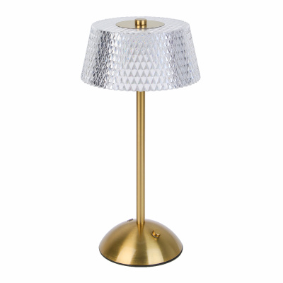 Светильник переносной настольный BY Роял, 30 см, LED, 800 мАч, Type-C 5В/1А, 3 реж, металл, пластик