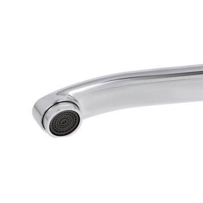 СоюзКран Смеситель для кухни, низкий излив 25см, керам. картридж 35мм, хром, цинк, SK01-I103