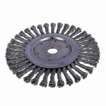 ЕРМАК PROFI Щетка дисковая для УШМ, плетеные пучки стальной проволоки 0,5мм, 200х22мм