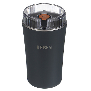 LEBEN Кофемолка 200Вт, загрузка 65г, пластик, металл