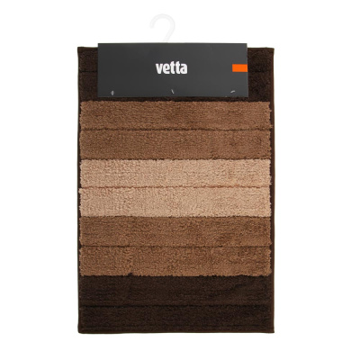 Коврик для ванной комнаты тм VETTA Gradient, микрофибра 600г + TPR 700г, 60x40см, 2 цвета
