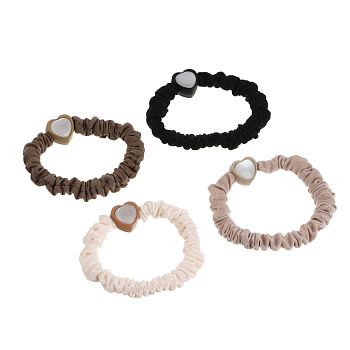 ЮНИLOOK Резинки для волос 5шт, d6см, полиэстер, пластик, ACS25-15