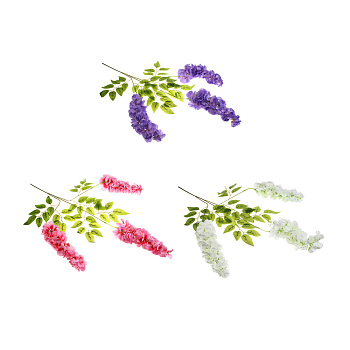 Букет искусственных цветов тм LADECOR акация, длина78 см