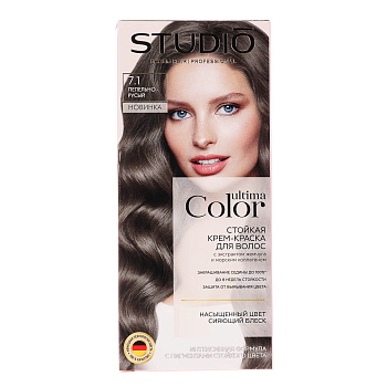 Краска для волос STUDIO Ultima Color 7.1 Пепельно-русый,100мл