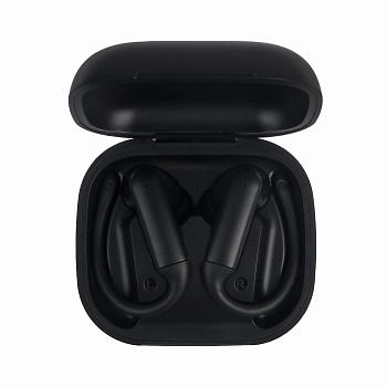 Наушники беспроводные TWS BY SportBuds, внутриканальные, 30/300 мАч, с дужками, BT5.3, чёрный