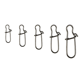 Набор карабинов-застежек тм AZOR FISHING, 10шт, №00, №0, №1, №2, №3