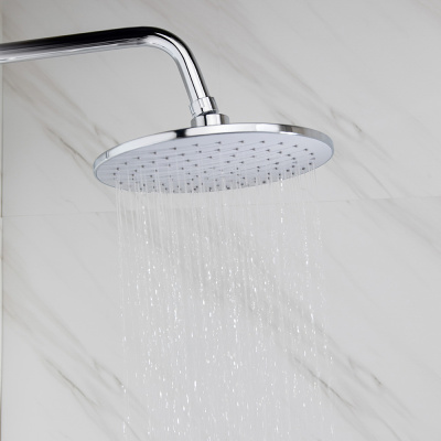 СоюзКран Душевая система со смесителем (кер. картридж 35мм, цинк), верхний душ 1 режим, ручной 3 реж