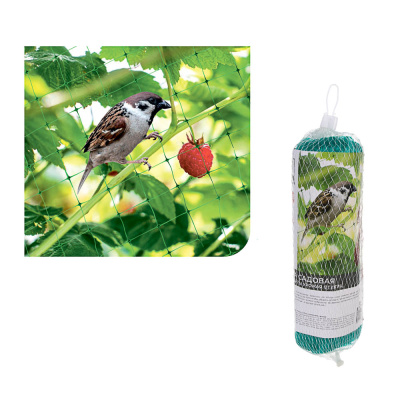 Сетка для защиты урожая от птиц тм INBLOOM, 4х5м, полиэтилен, зеленая