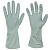 VETTA Перчатки хозяйственные, прочные, размер M, серо-голубые, ПВХ