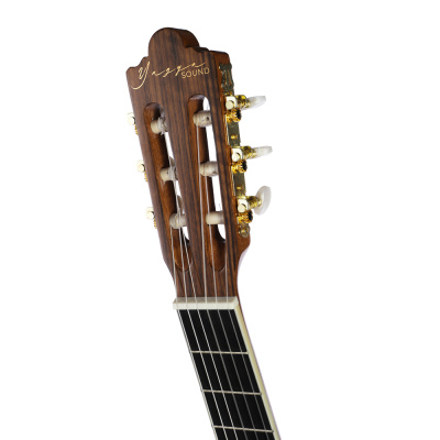 BY Ягья Гитара акустическая, 39 дюймов, 4/4, ель, коричнево-бежевый
